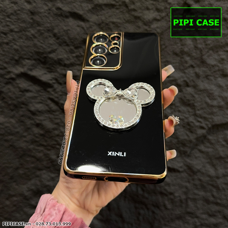 Ốp Lưng Samsung S21 Ultra 5G - Mic Gương - Đen_thumbnail_4