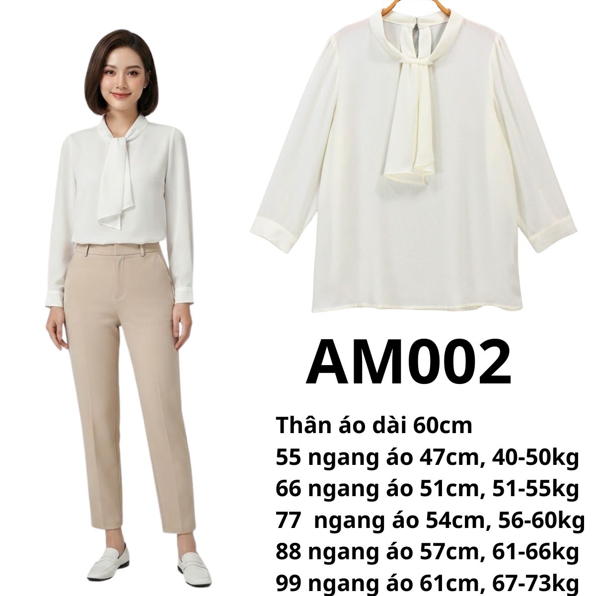 AM002 - Áo sơ mi Hàn