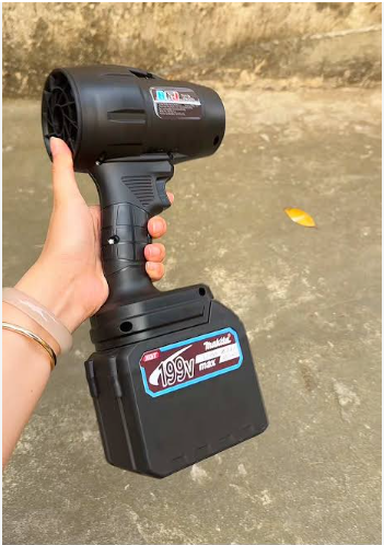 Máy Thổi Bụi Cầm Tay BFJ 900W – Máy Thổi Lá Phản Lực Không Dây Dùng Pin Phổ Thông