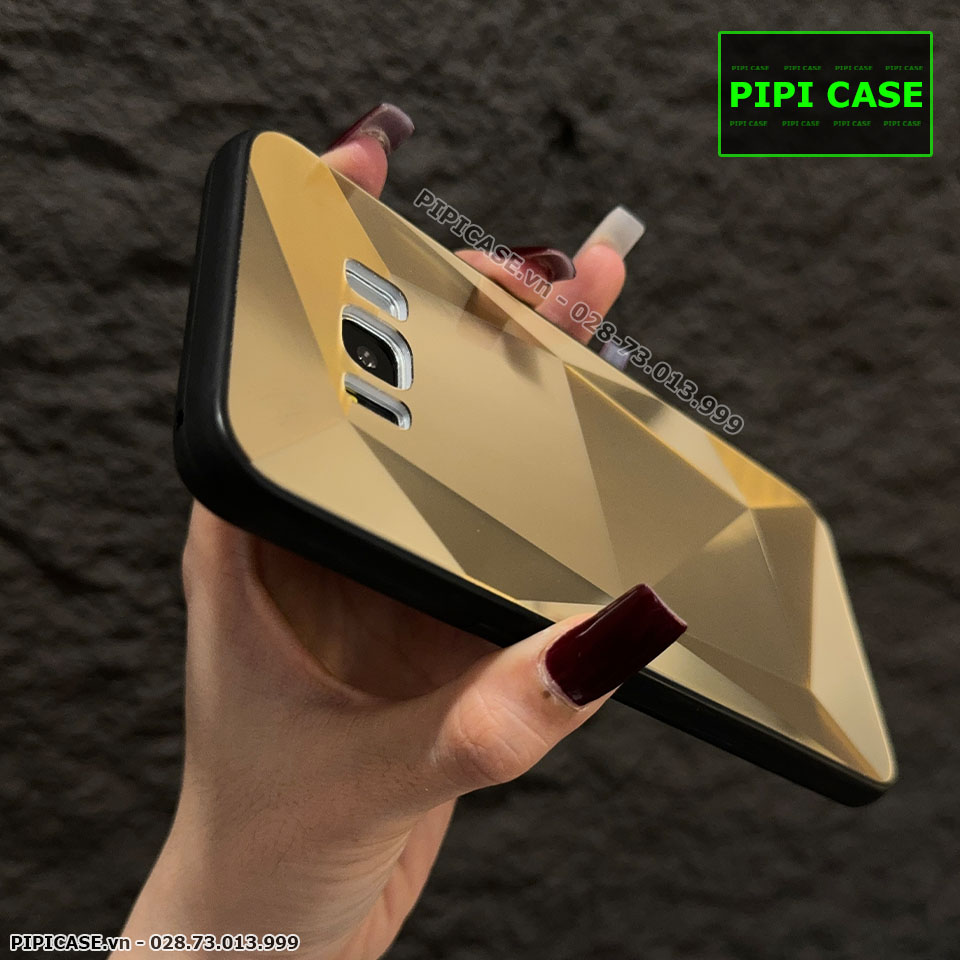 Ốp Lưng Samsung S8 Plus 5G - Kim Cương 6D - Vàng_thumbnail_1