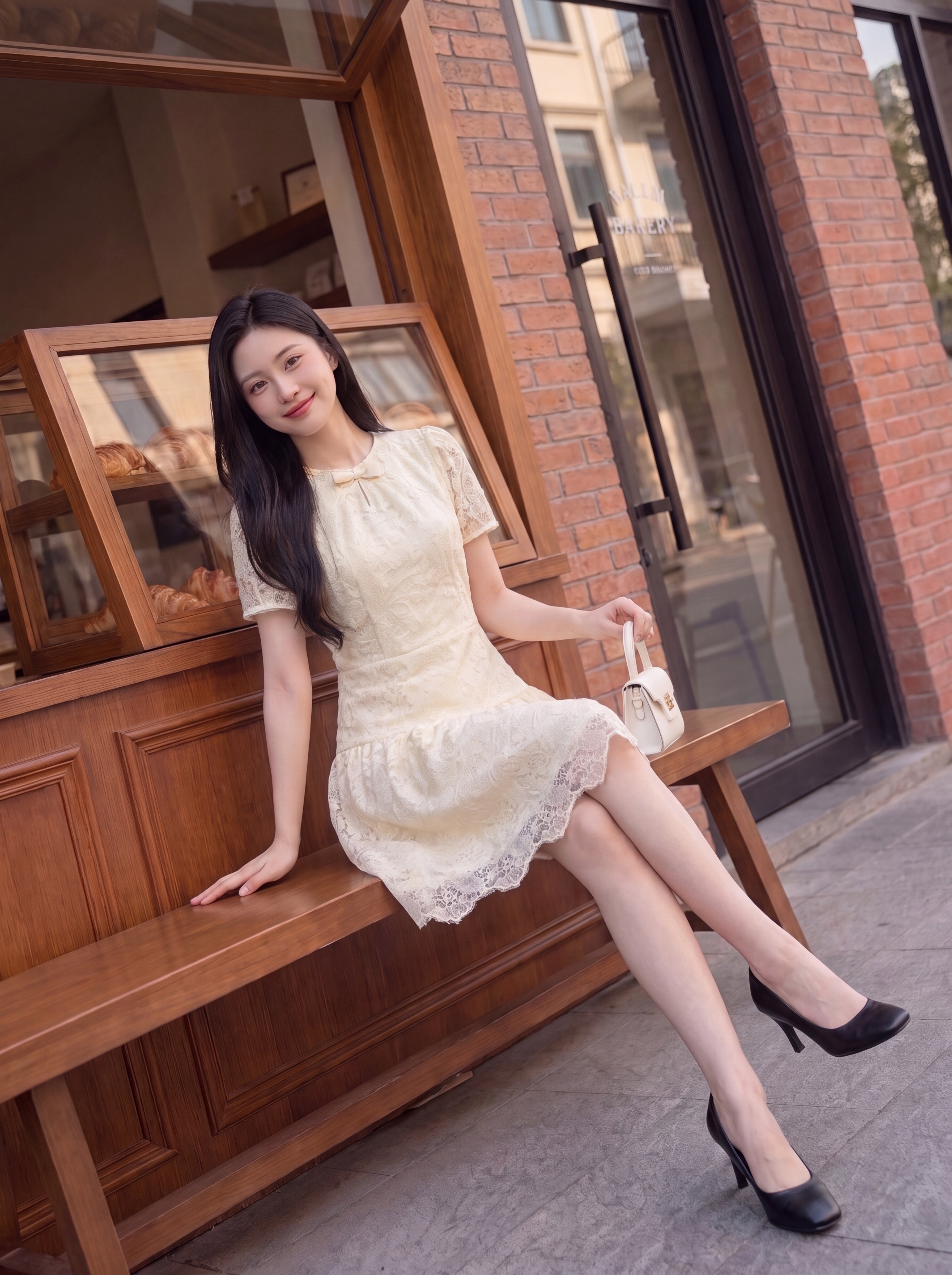 Váy ren thêu hoa cổ nơ 605001_thumbnail_7