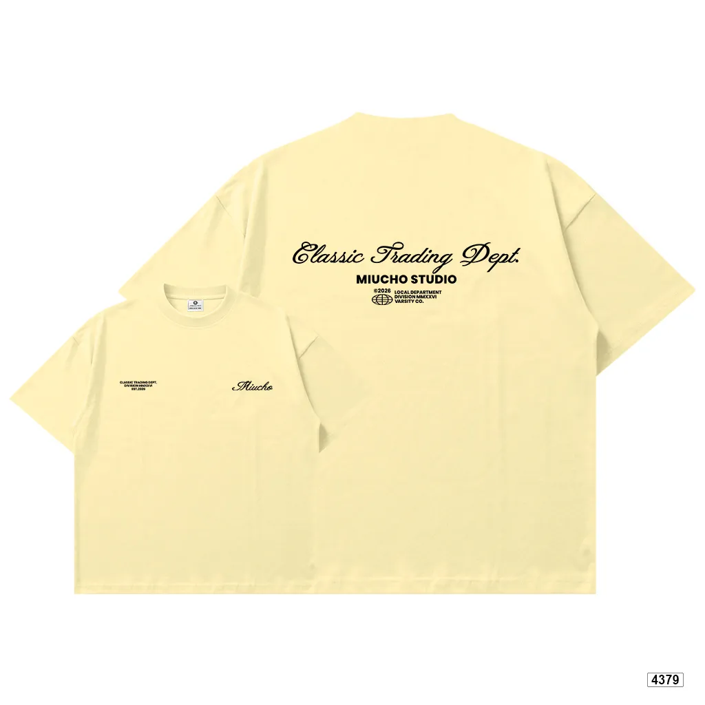 Áo thun unisex classic trading dept form boxy Miucho 4379_thumbnail_8