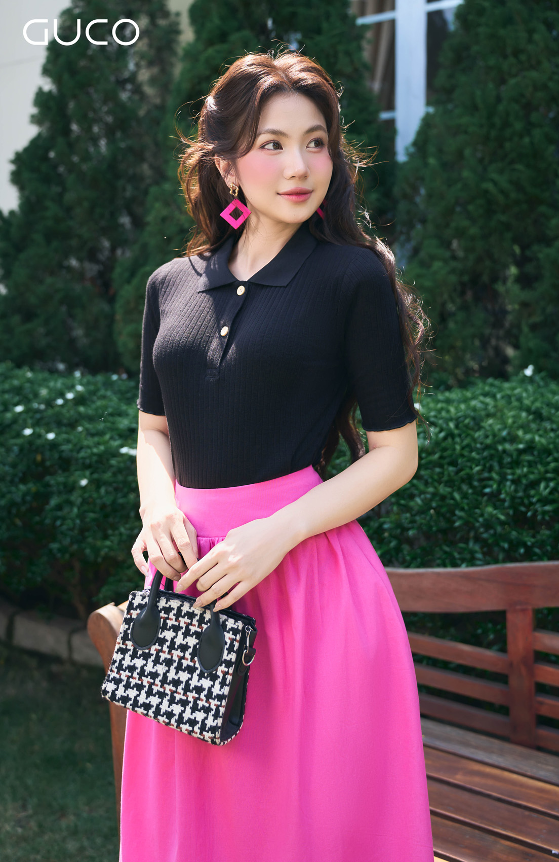 ÁO POLO 2 NÚT TAY NGẮN - ĐEN_thumbnail_4
