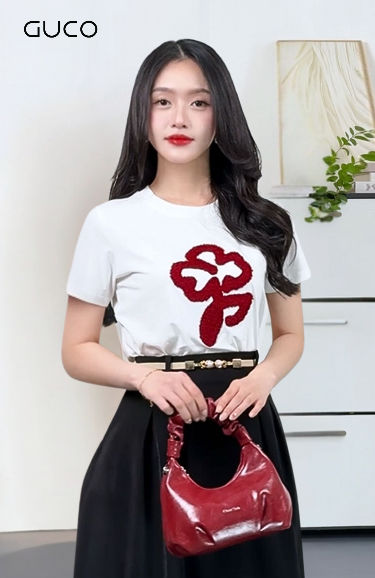 ÁO THUN TAY NGẮN HOA THÊU - TRẮNG_thumbnail_3