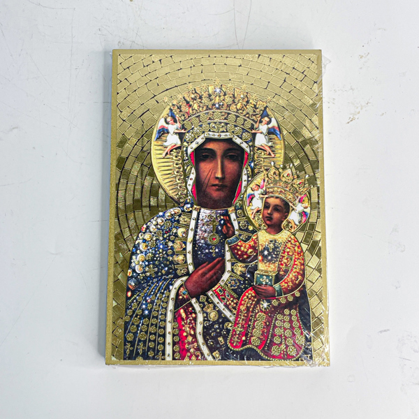 Ảnh Mosaic ĐỨC MẸ ĐEN (CZESTOCHOWA) 10x15cm Italy