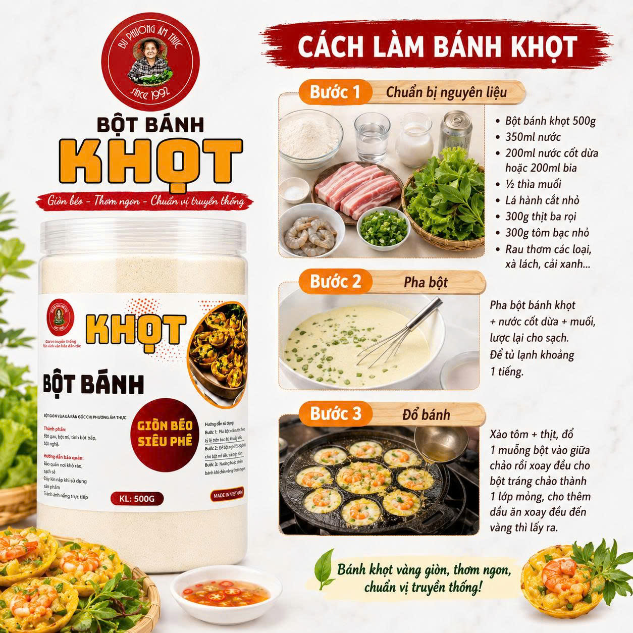 Bột Bánh Khọt Bu Phương 500G – Giòn Ngon Chuẩn Vị Miền Tây - BP28_thumbnail_3