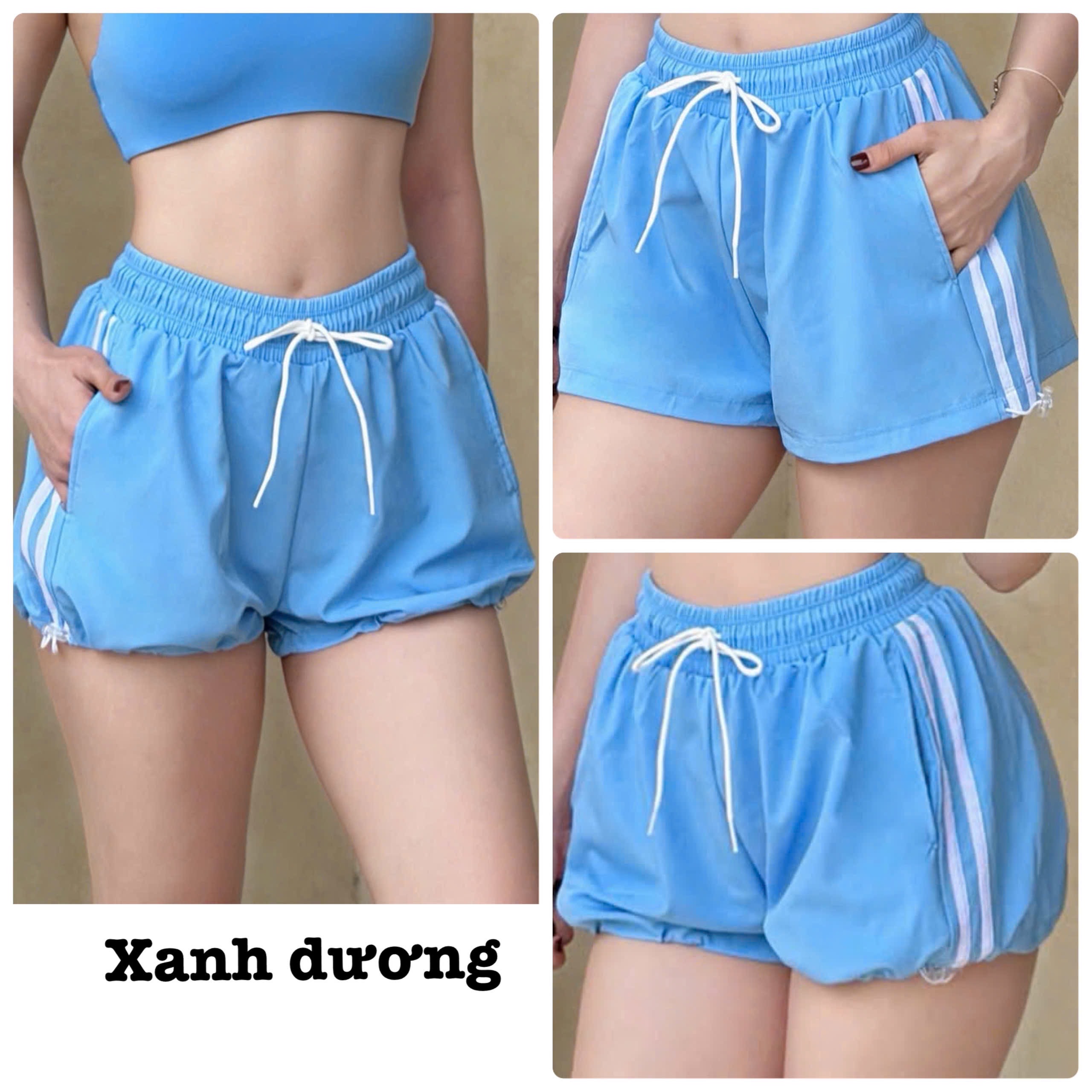 Quần Đùi Thể Thao Tập Gym Chạy Bộ Nữ Yumiisportswear Boxer Bí Ngô Rút Dây Dáng Rộng Kèm Quần Bảo Hộ Chống Lộ Lưng Cao_thumbnail_8