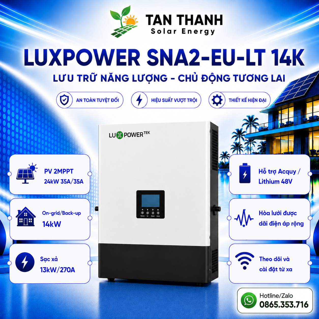Luxpower ECO Hybrid 14kW SNA2-EU-LT 14K