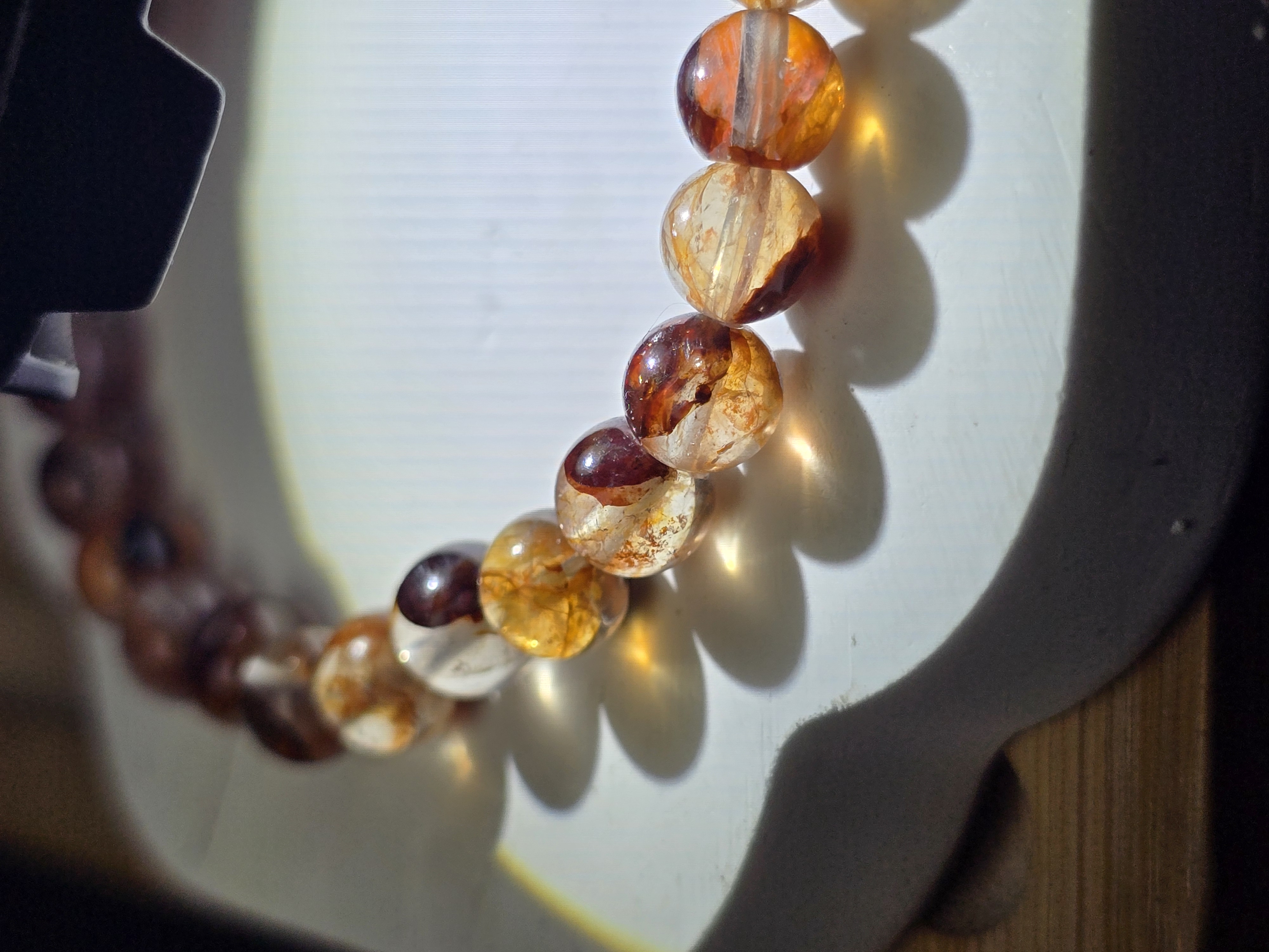 Vòng tay thạch Anh Lửa Fire Quartz / Hematoid Quartz_thumbnail_2