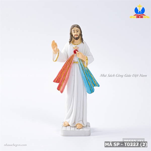 Tượng sứ Chúa Thương Xót 15cm