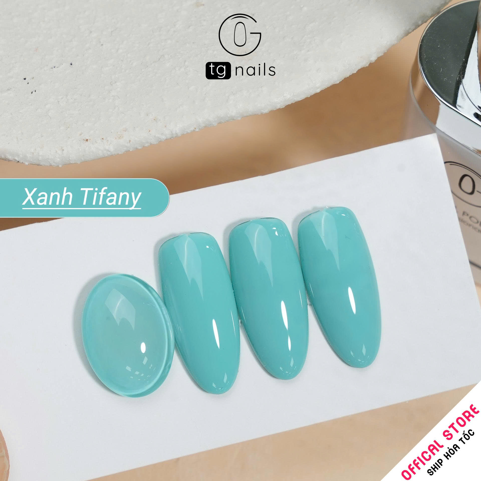 Sơn gel Pastel xanh TG Nail chai 10g_thumbnail_5