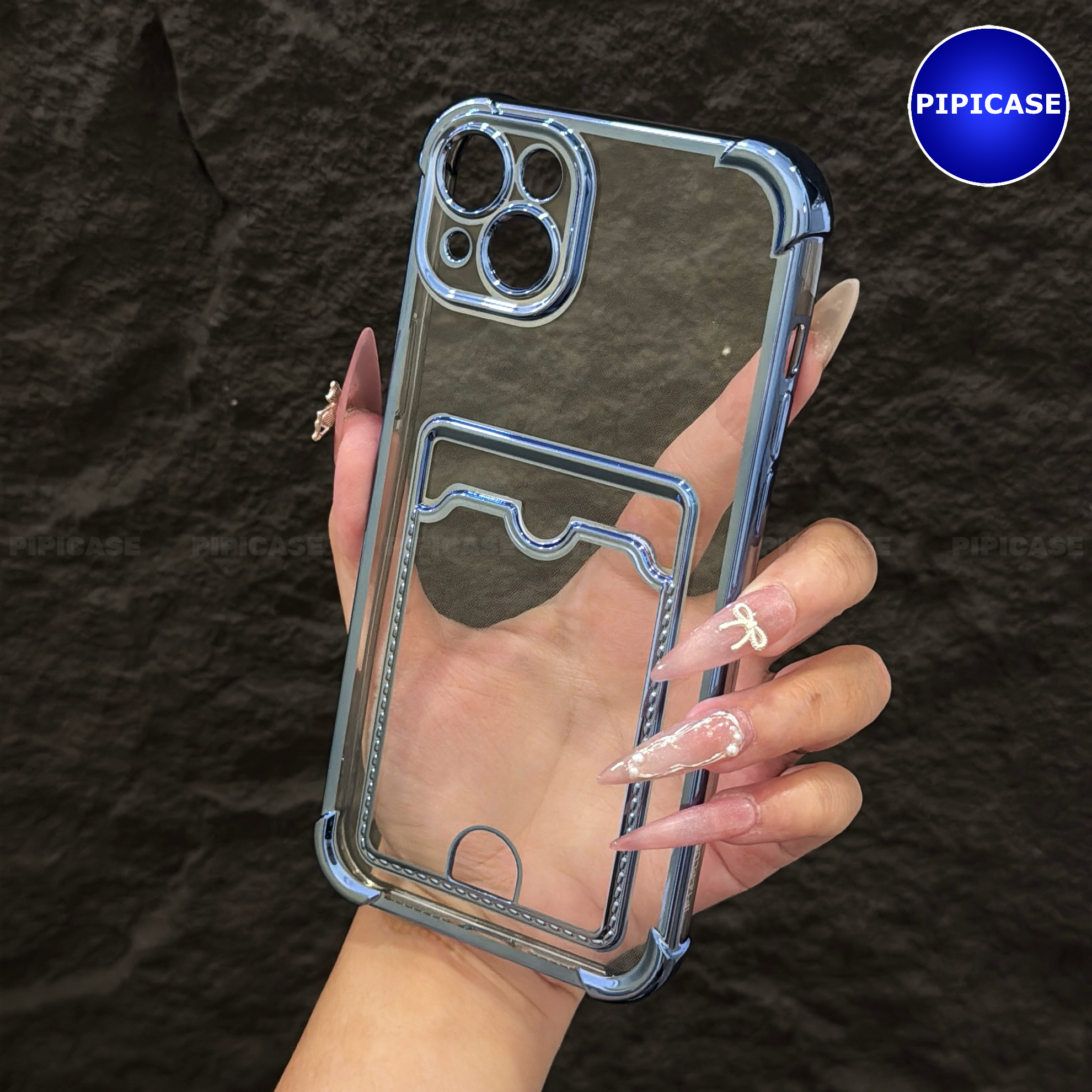 Ốp Lưng iPhone 14 Plus - Ốp Thẻ - Xanh Nhạt_thumbnail_1