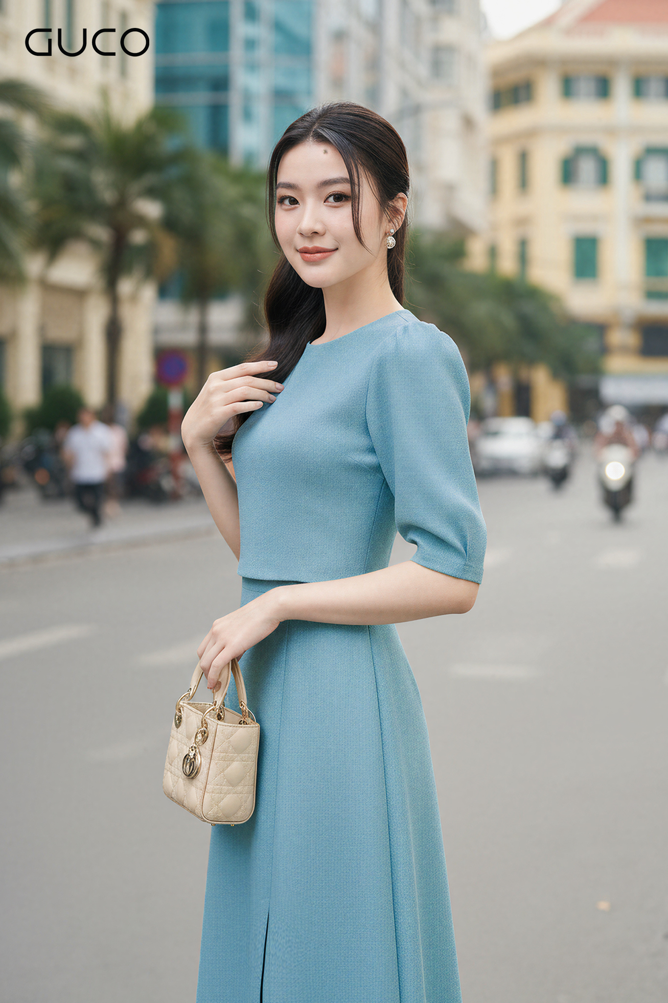 CHÂN VÁY XÒE DÁNG DÀI - XANH_thumbnail_2