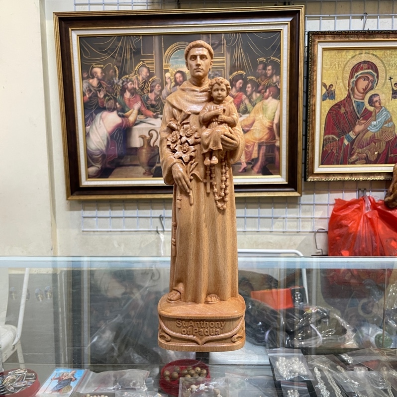 Tượng gỗ Thánh Anton 30cm