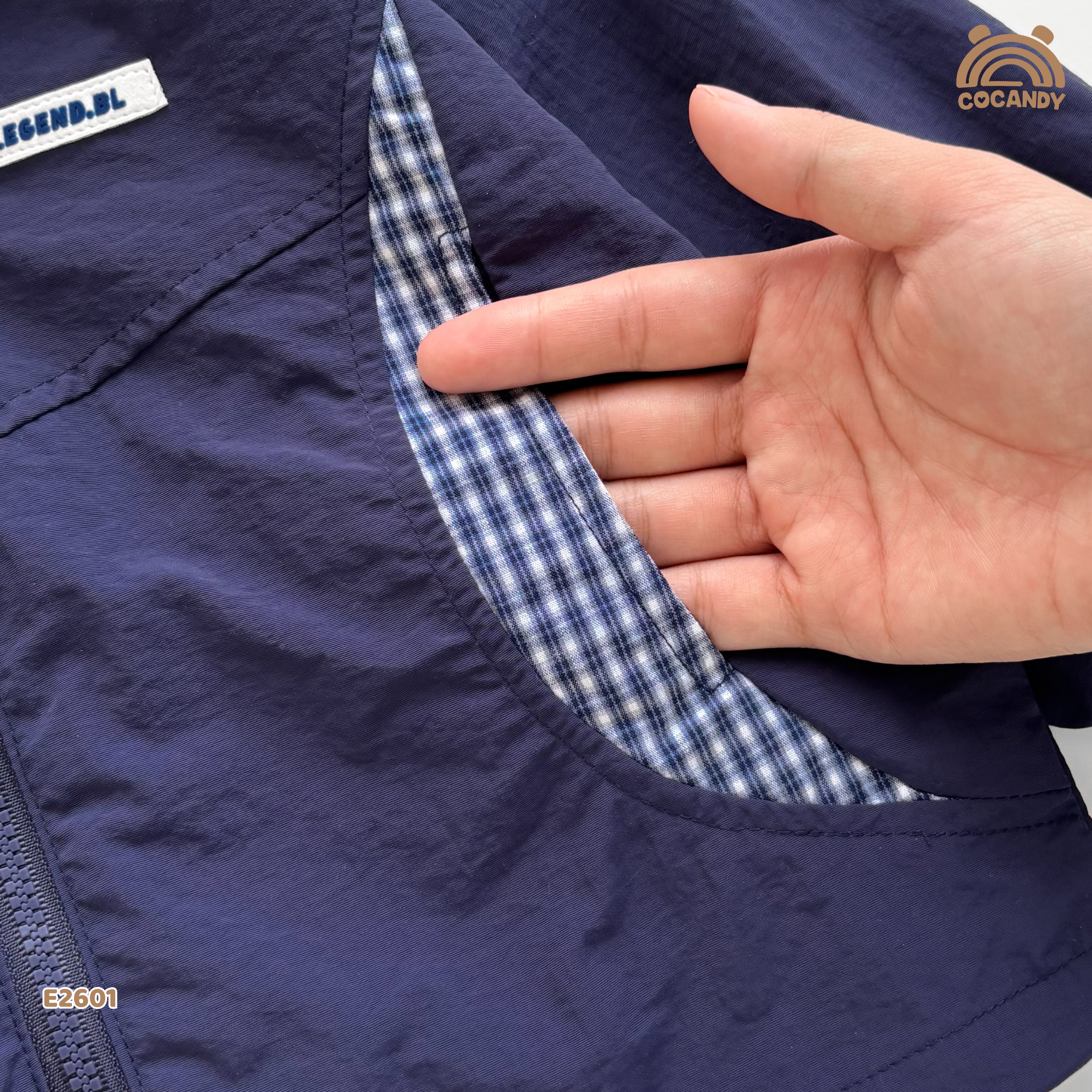 Áo khoác gió XANH NAVY phối kẻ_thumbnail_5