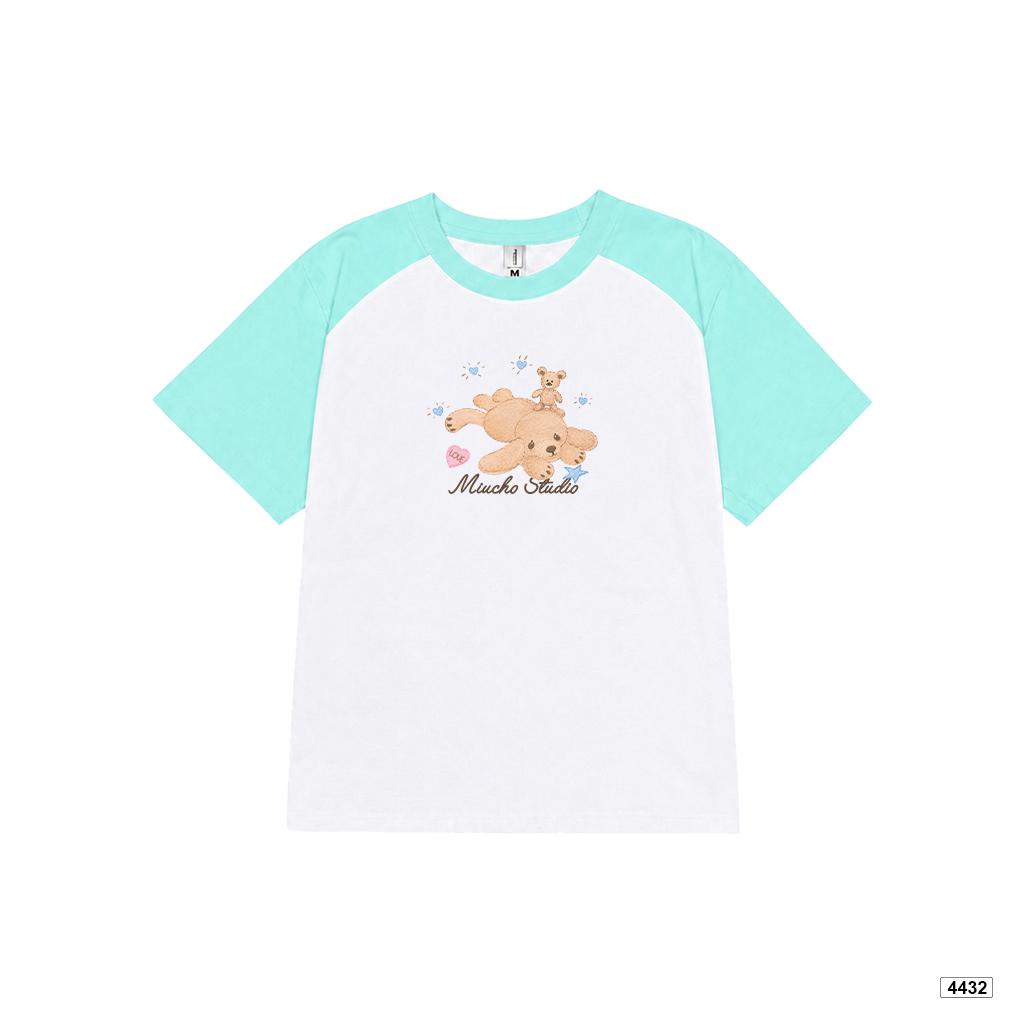 Áo baby tee form ôm nữ lovely bear Miucho 4432_thumbnail_0