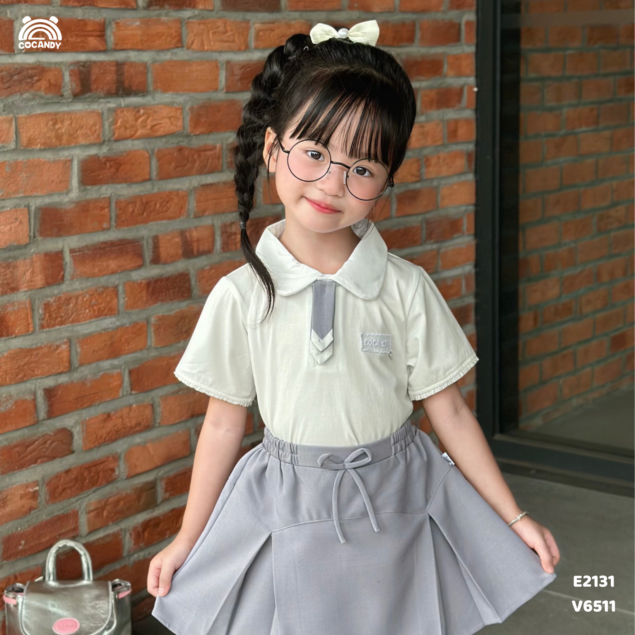 Áo cộc polo TRẮNG cổ sen tay phối ren_thumbnail_3