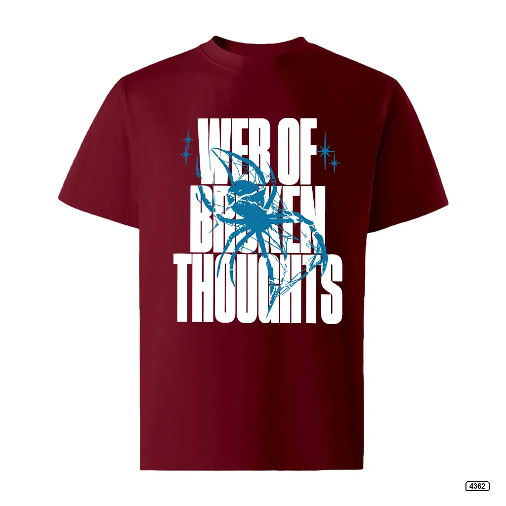 Áo thun nam form rộng Web of Broken Thoughts TeePrint 4362_thumbnail_17