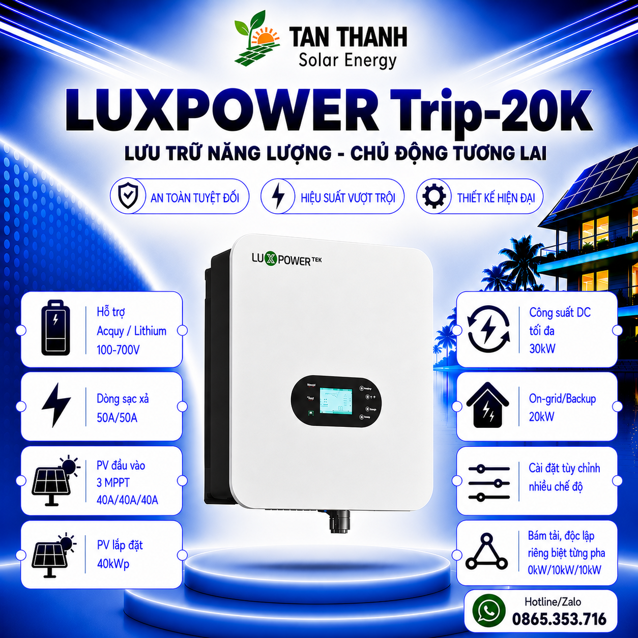 LUXPOWER Hybrid Trip-20K 20kW