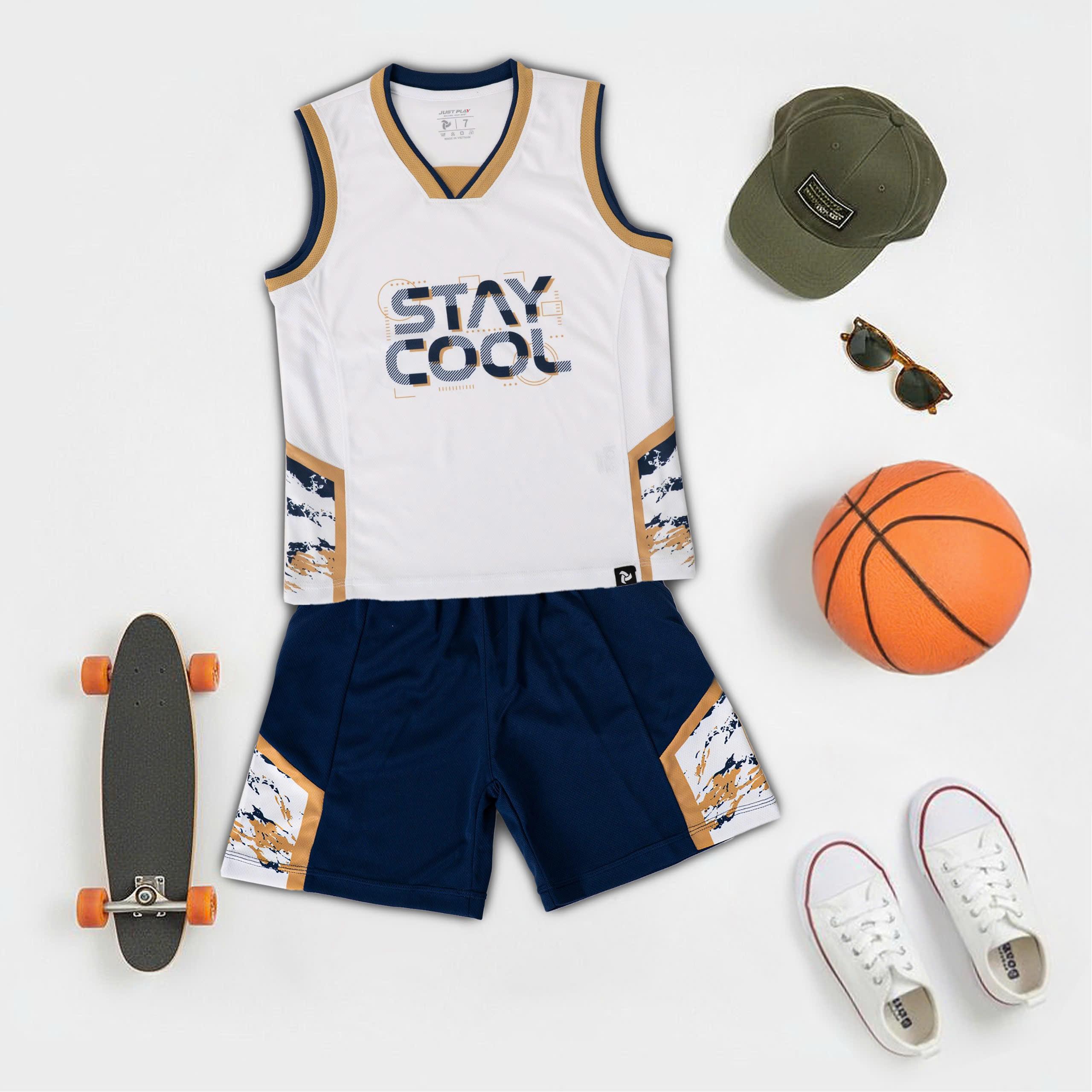 Bộ Thể Thao Trẻ Em Just Play KID06 Ba Lỗ Thun Mè Cao Cấp Thoáng Khí Thể Thao Đương Đại_thumbnail_1