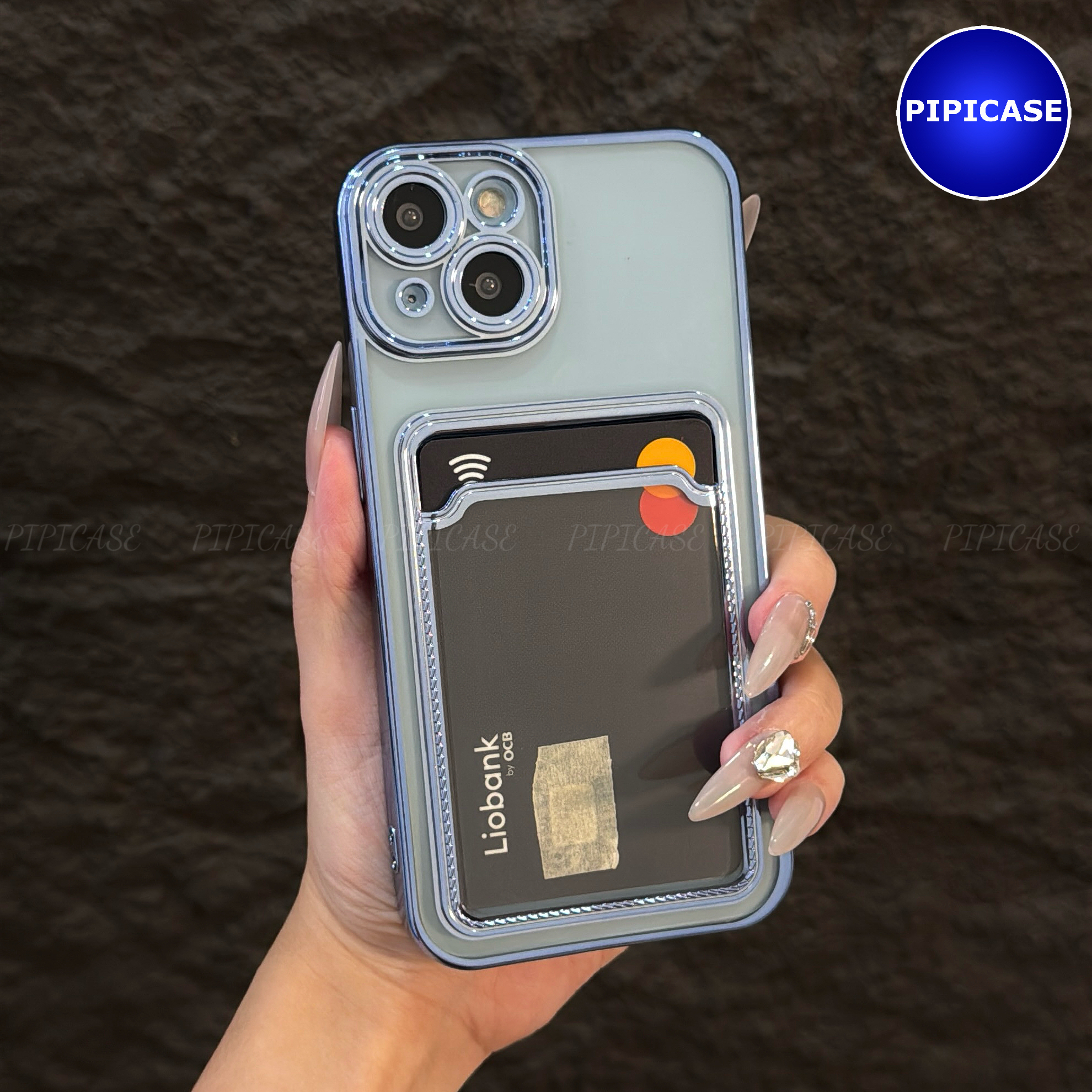 Ốp Lưng iPhone 14 - Ốp Thẻ - Xanh Dương_thumbnail_23