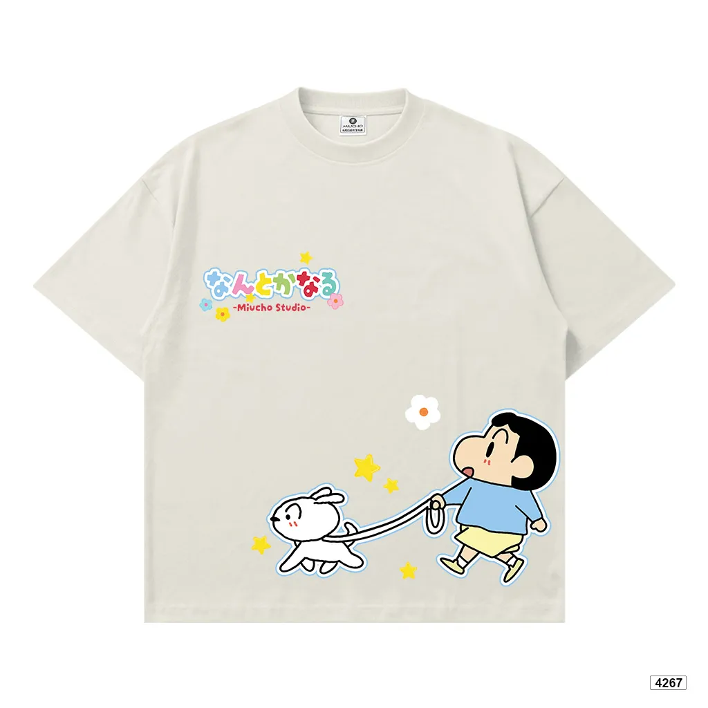 Áo thun form boxy hoạt hình Shinn Miucho 4267_thumbnail_11