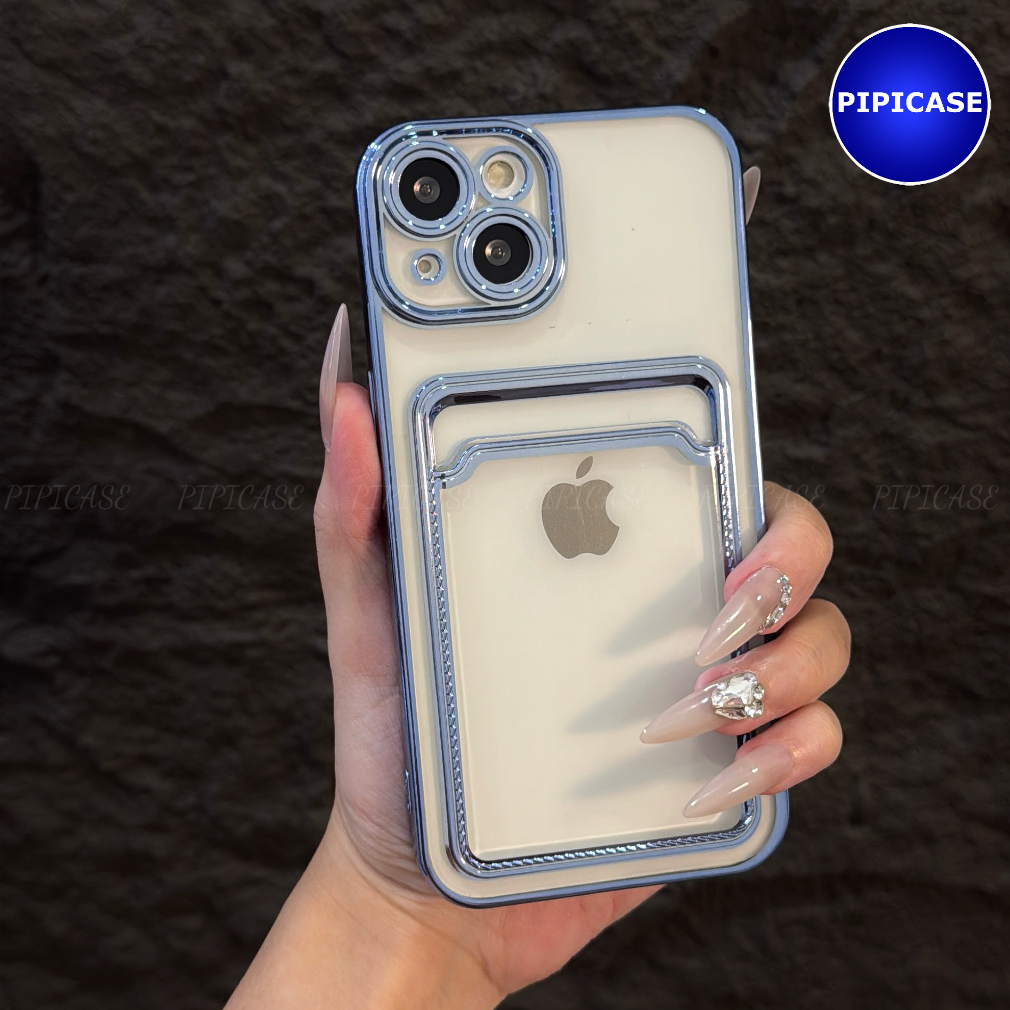 Ốp Lưng iPhone 14 - Ốp Thẻ - Xanh Dương_thumbnail_3