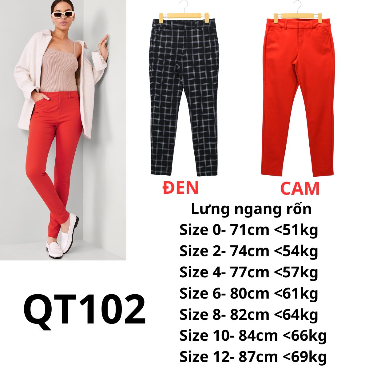 QT102- QUẦN TÂY ÔM OLD NAVY