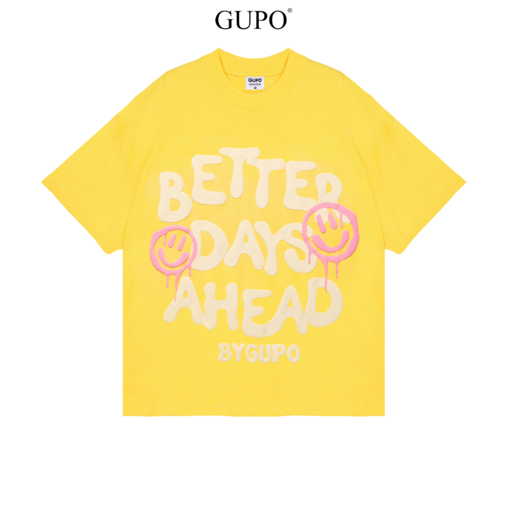 Áo Thun Oversize 280GSM In Phồng GUPO Local Brand Unisex Form Rộng Thời Trang TS036_thumbnail_6