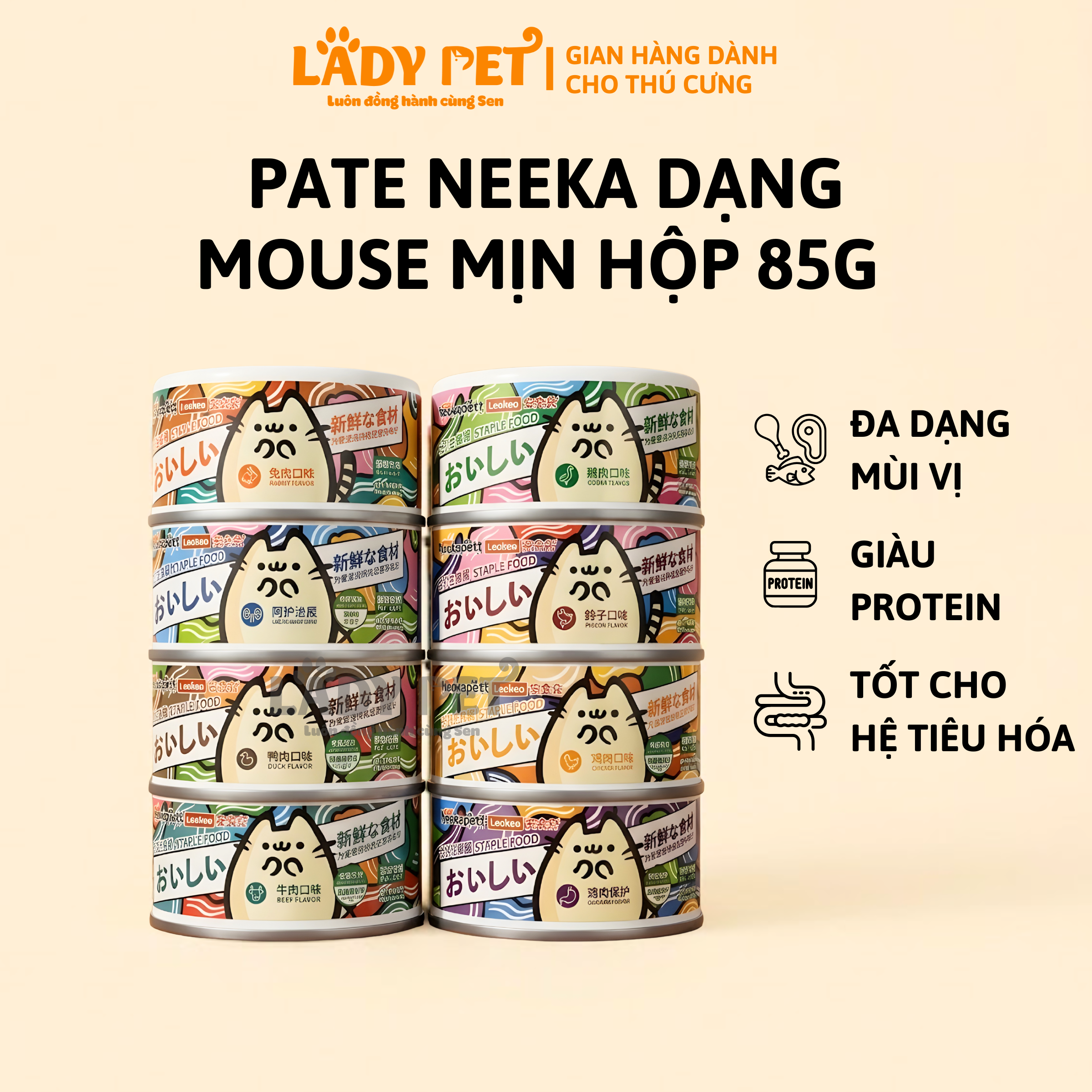 Pate Neeka Đặc (Mouse) Cho Mèo