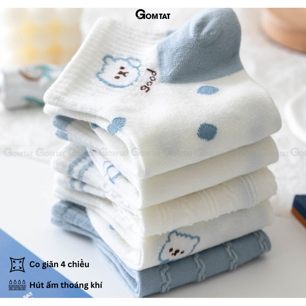 Set 5 đôi tất vớ nữ cổ ngắn UYE-CBCN_thumbnail_91
