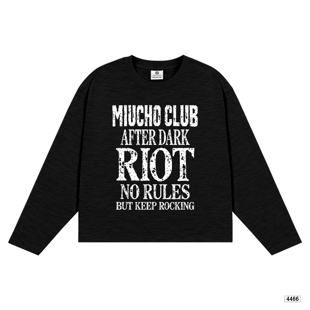 Áo thun tay dài form boxy cotton xược Hàn Quốc Miucho 4466_thumbnail_7