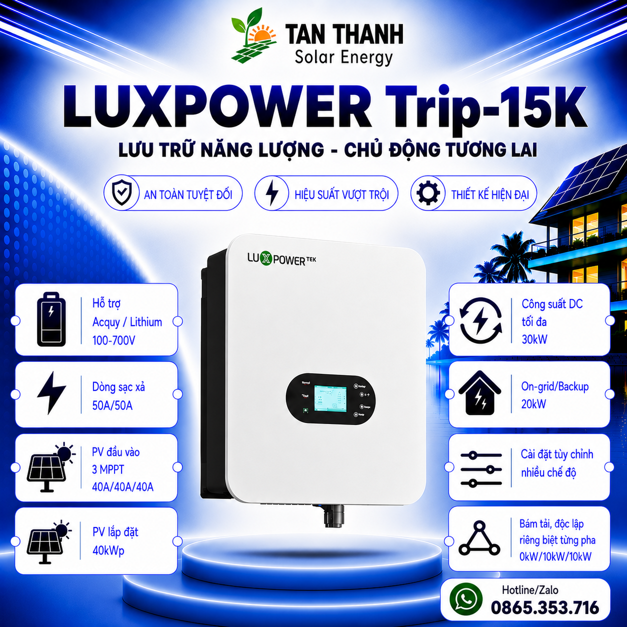 LUXPOWER Hybrid Trip-15K 15kW