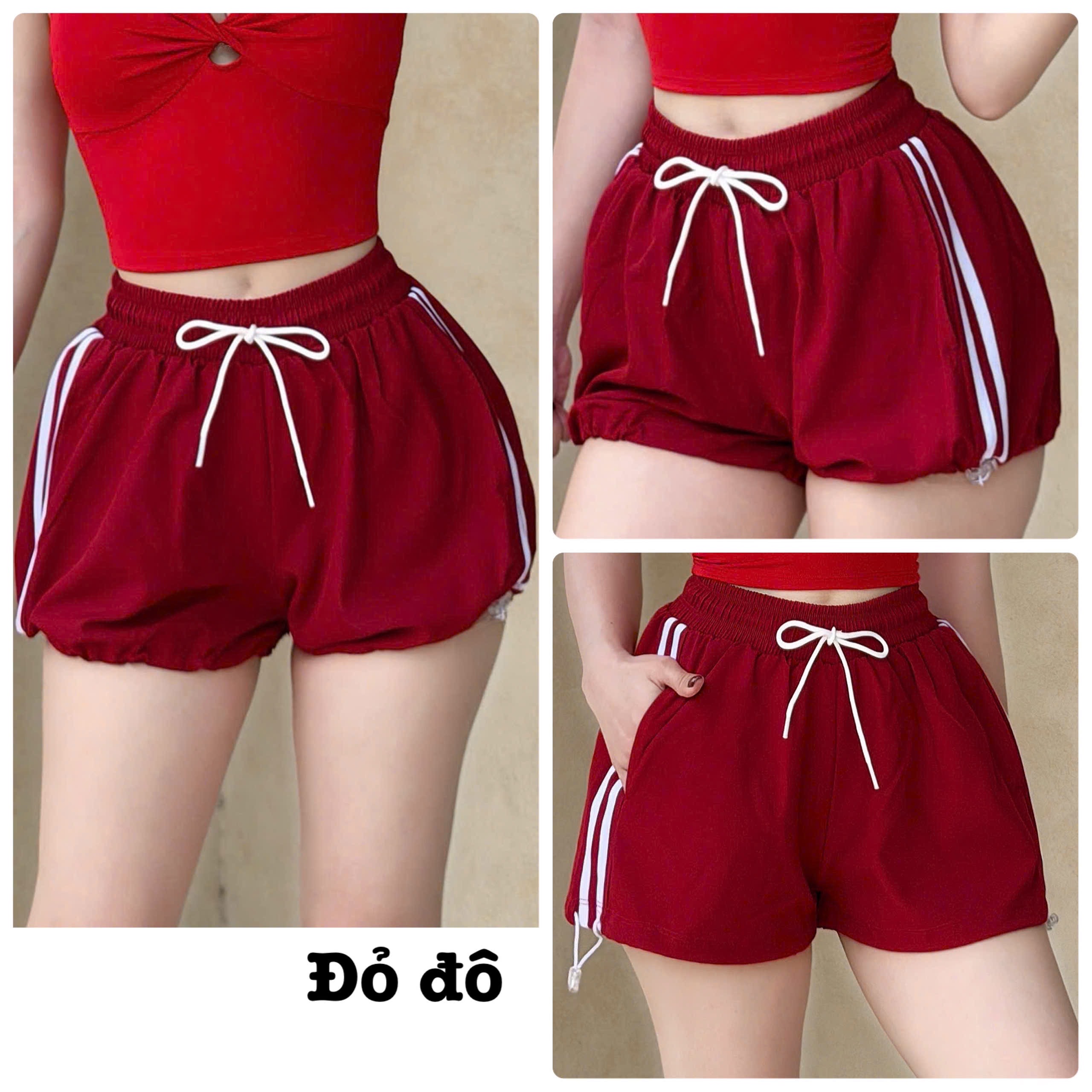 Quần Đùi Thể Thao Tập Gym Chạy Bộ Nữ Yumiisportswear Boxer Bí Ngô Rút Dây Dáng Rộng Kèm Quần Bảo Hộ Chống Lộ Lưng Cao_thumbnail_15