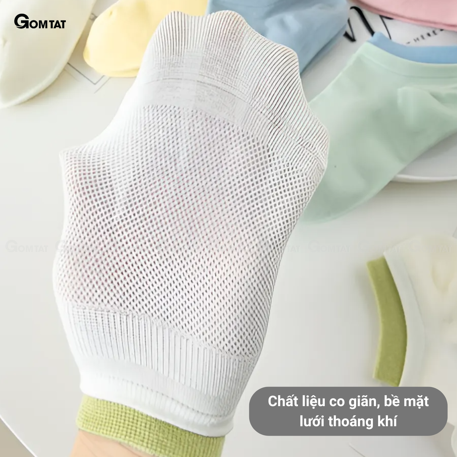 Combo tất cổ ngắn nữ GOMTAT cotton mềm mại XIN-A100_thumbnail_8