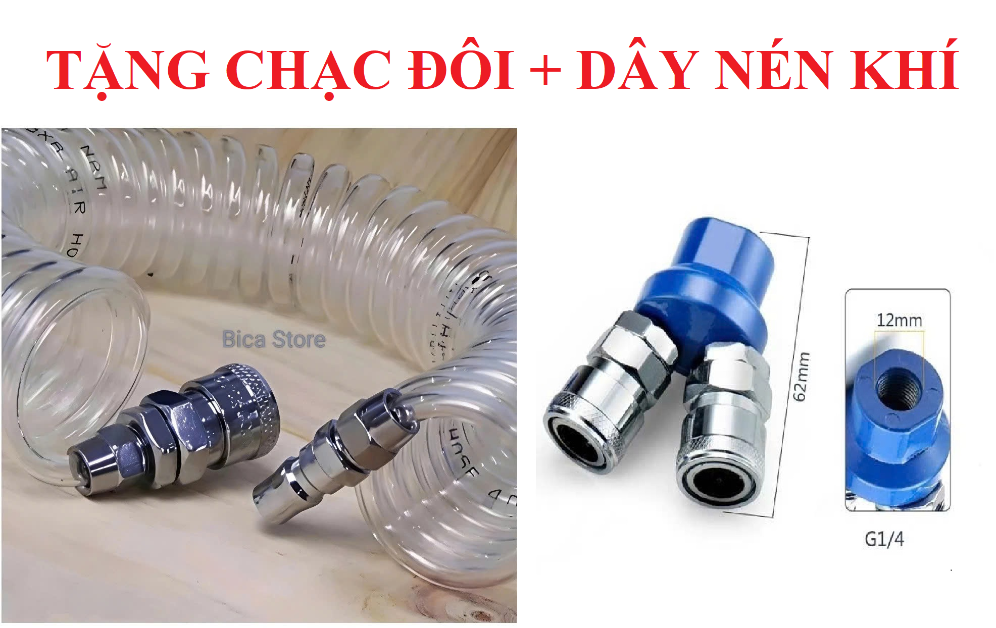 Máy nén khí T-Puma 9 lít, Tặng kèm dây nén khí - Khí sạch, nạp khí nhanh, không gây ồn - giá rẻ