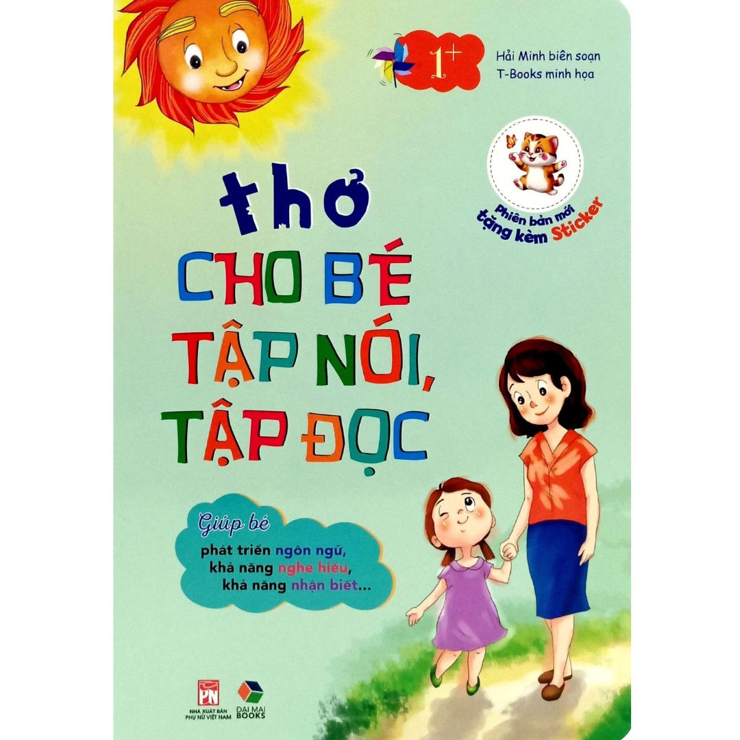Thơ Cho Bé Tập Nói, Tập Đọc  (Tái Bản 2026)
