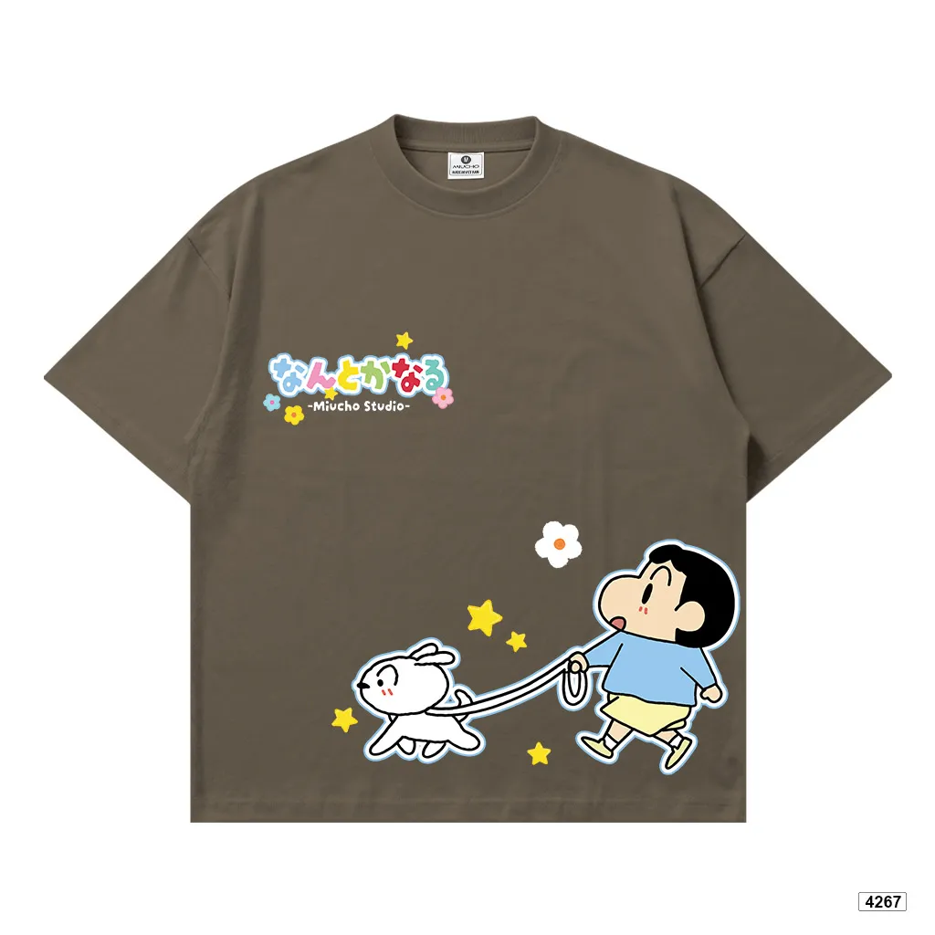Áo thun form boxy hoạt hình Shinn Miucho 4267_thumbnail_13