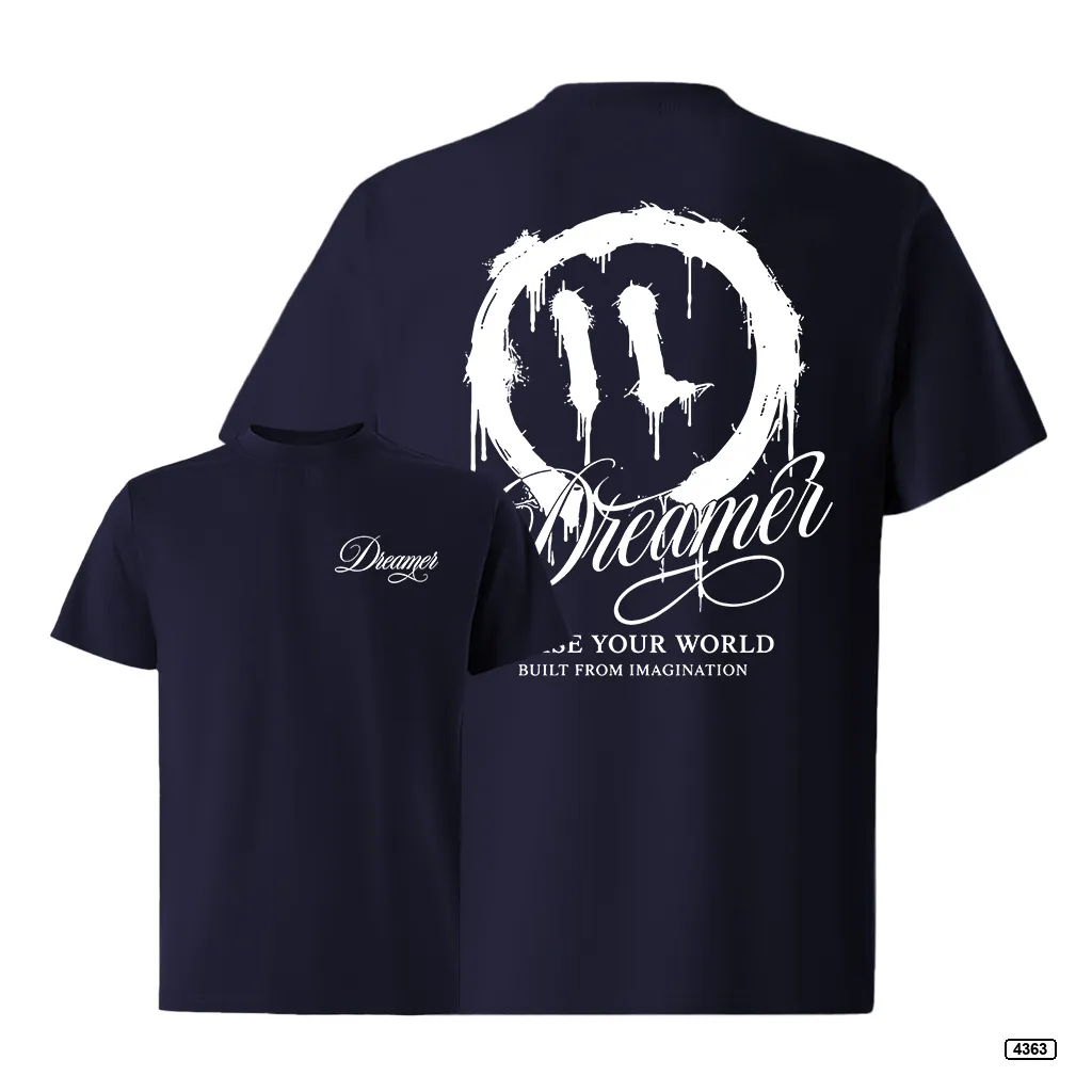 Áo thun nam form rộng Dreamer Slogan TeePrint 4363_thumbnail_14