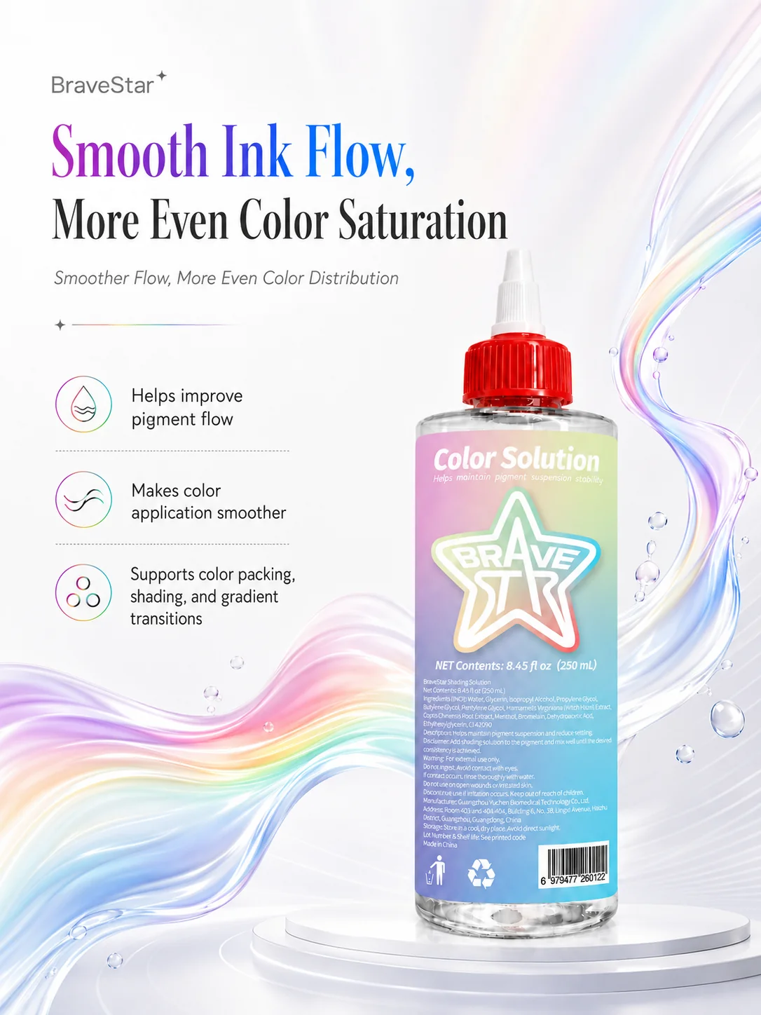 Pha màu Brave Star - Color Solution - 250ml_thumbnail_2