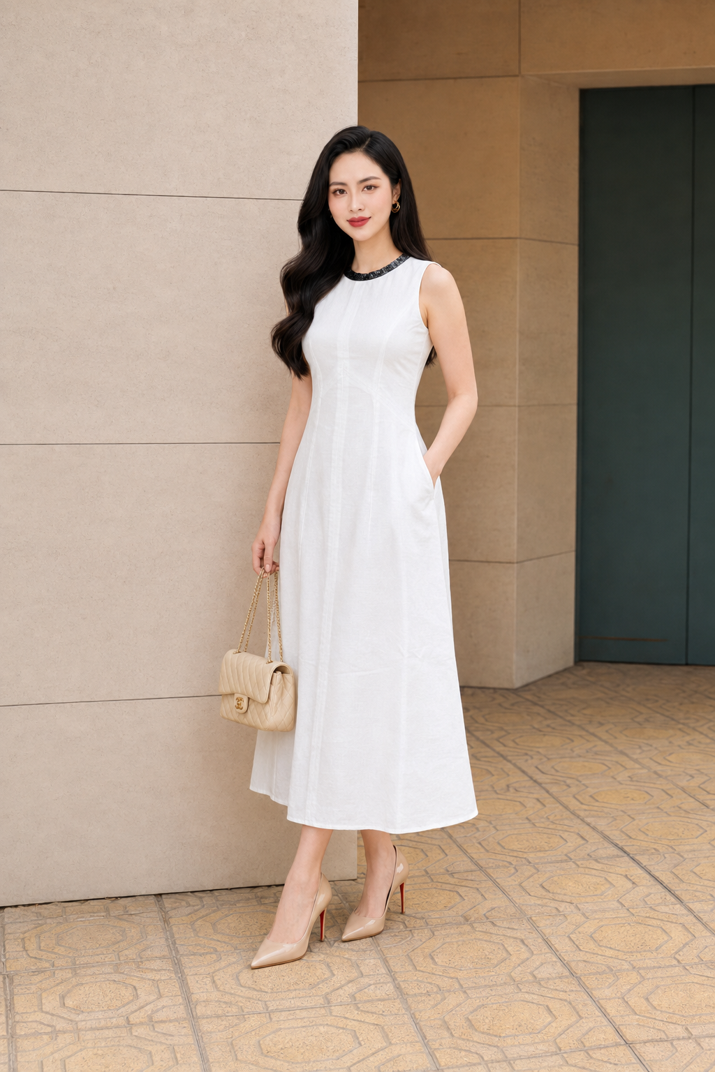 LV014 - VÁY TRẮNG