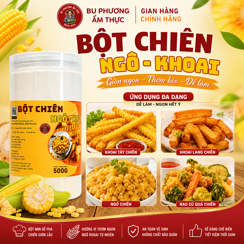 Bột Chiên Ngô Khoai Bu Phương 500G – Chiên Ngô, Khoai Tây, Khoai Lang & Rau Củ Giòn Rụm - BP32_thumbnail_6