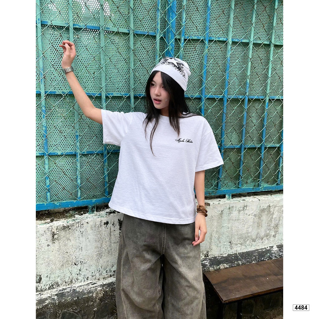 Áo thun nữ form boxy Miucho tay ngắn cổ tròn cotton xược in mix 4484_thumbnail_2