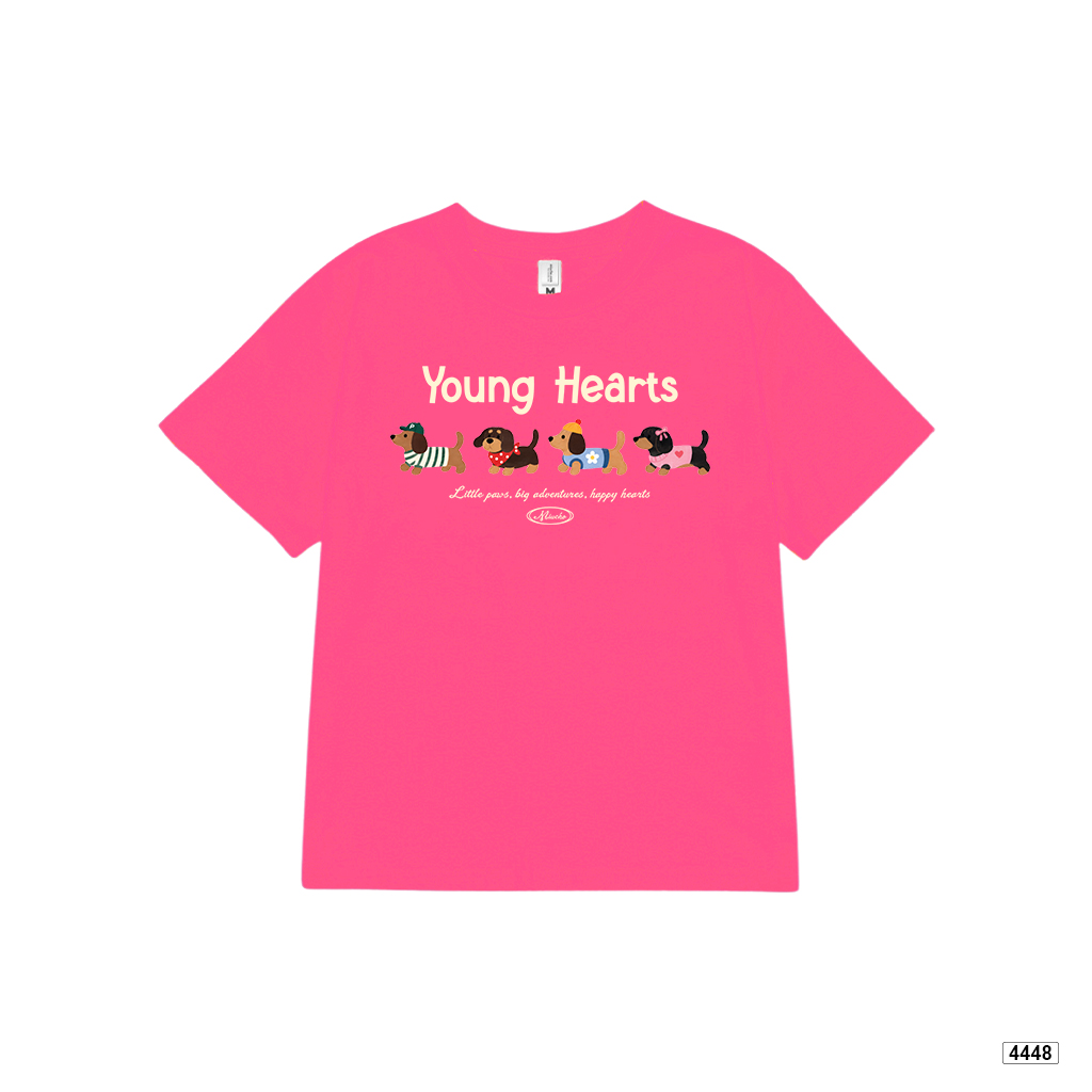 Áo baby tee Hàn Quốc young hearts form tôn dáng Miucho 4448_thumbnail_10