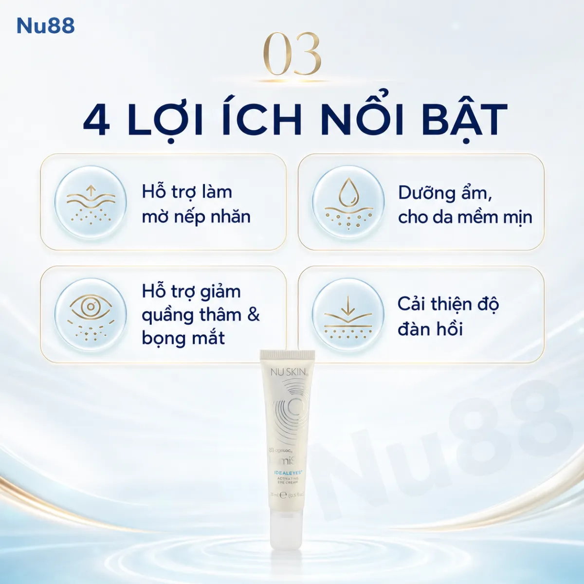 Kem chăm sóc da quanh vùng mắt Nu Skin ageLOC® LumiSpa® IdealEyes® Activating Eye Cream_thumbnail_5