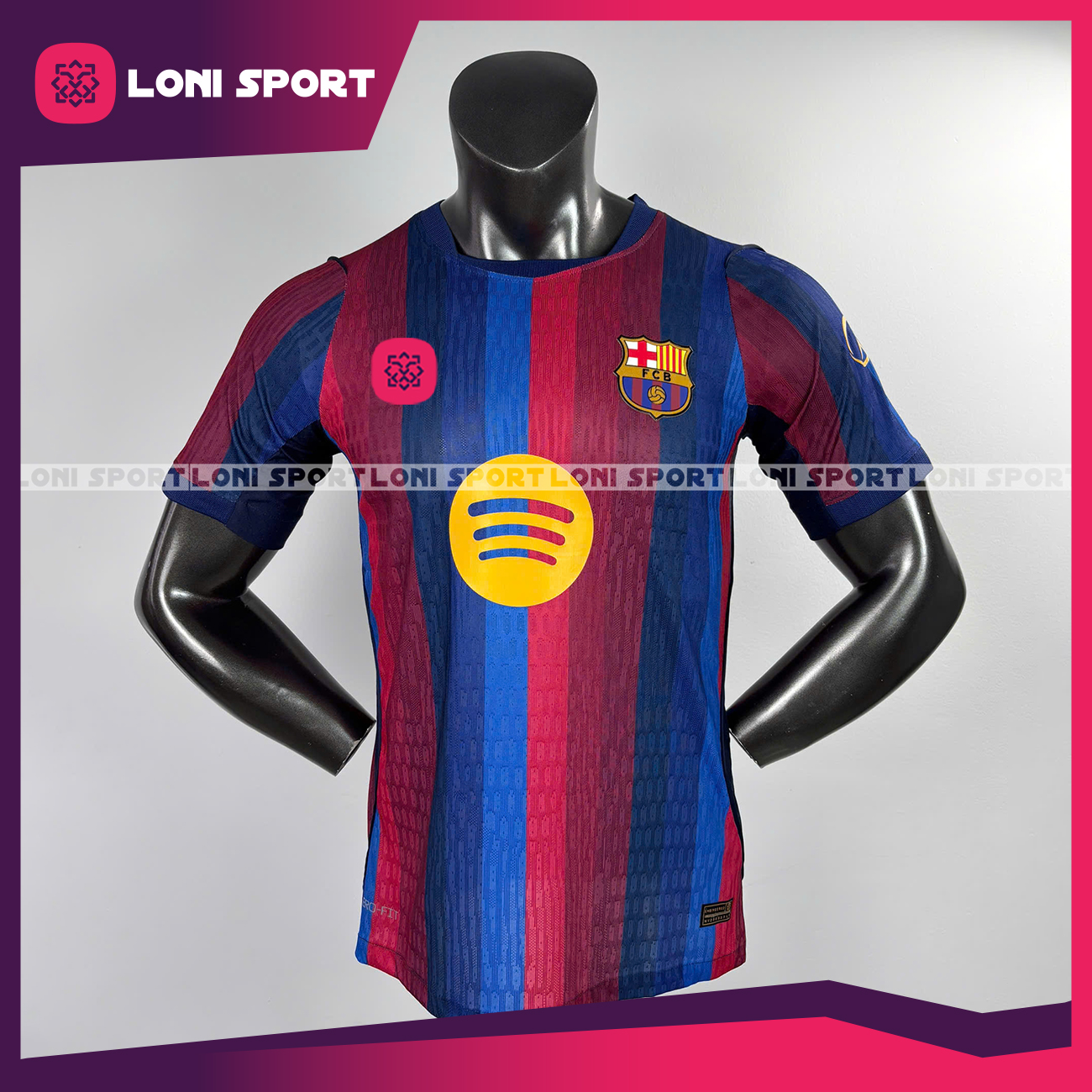 Áo Barca sân nhà xanh đỏ 26/27 SF