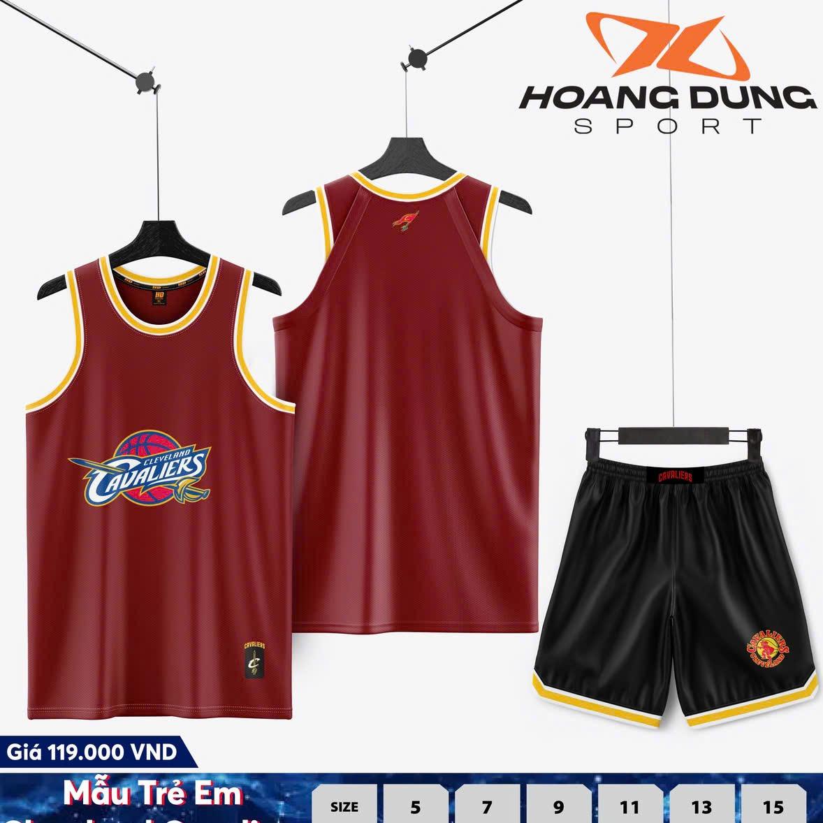 Quần Áo Bóng Rổ TRẺ EM CLB HOT Thun Mè Cao Cấp Thoáng Khí Thể Thao Đương Đại_thumbnail_2