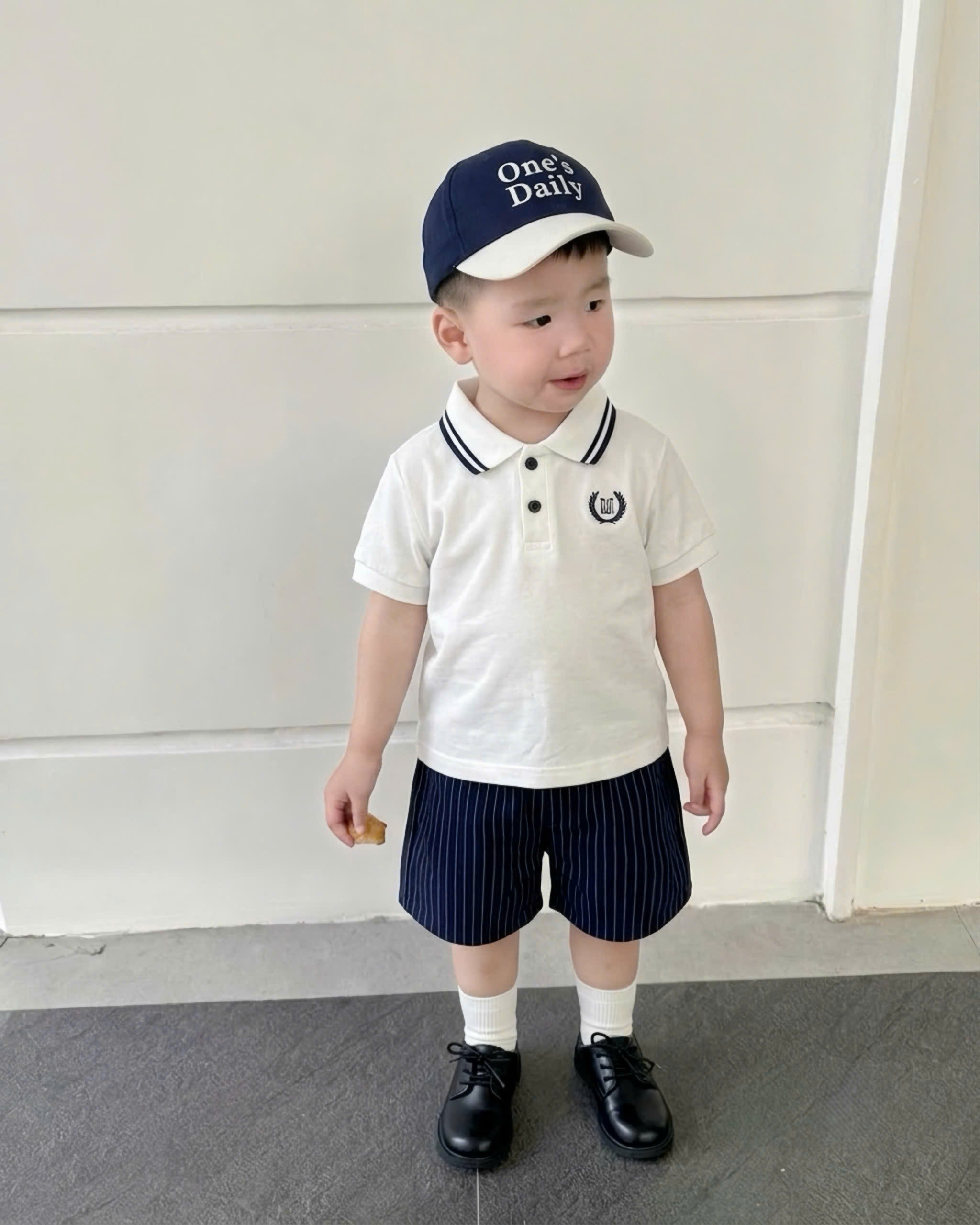 M20 BỘ POLO LOGO CHỮ M KÈM MŨ- A117.1849