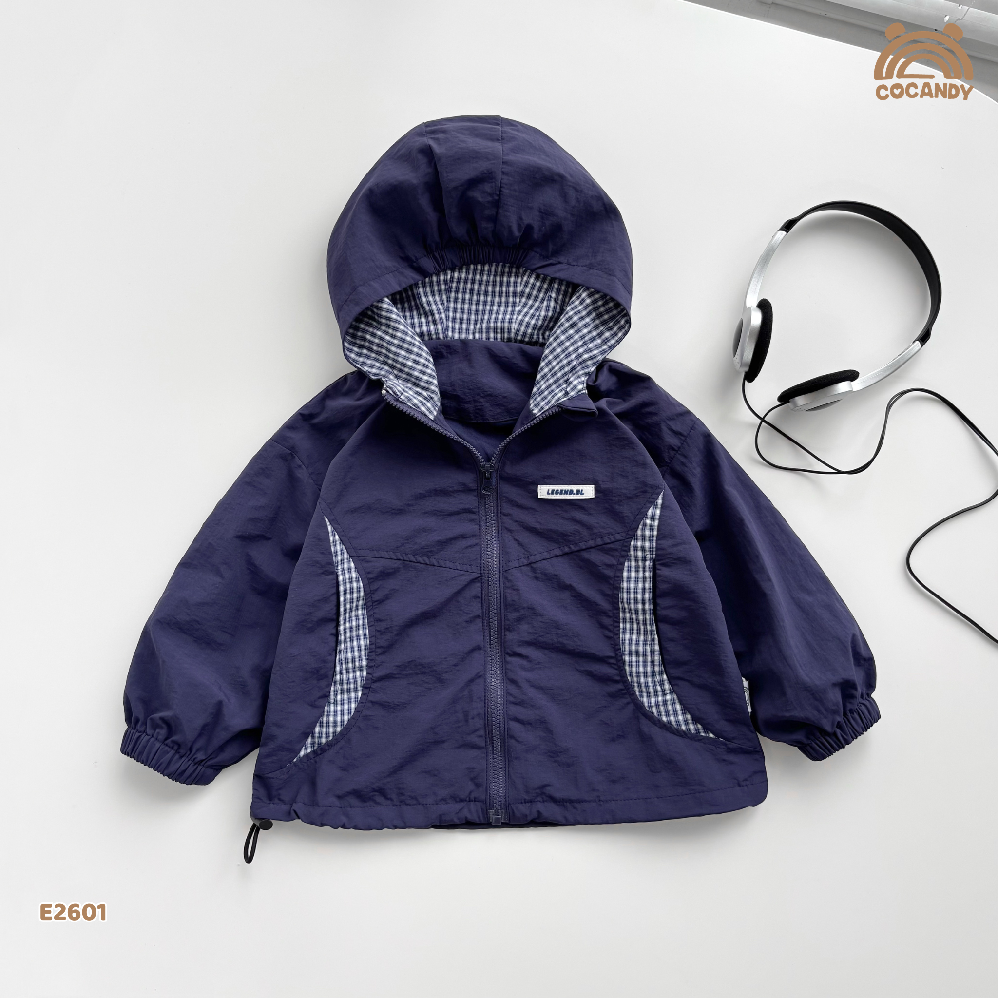 Áo khoác gió XANH NAVY phối kẻ_thumbnail_2
