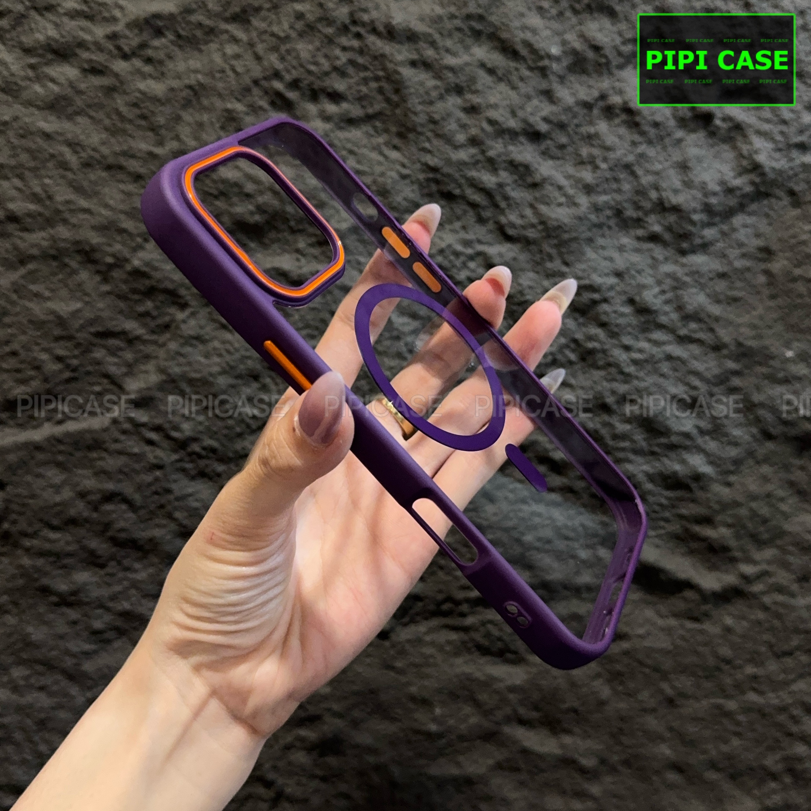 Ốp Lưng iPhone 16 Pro - KM Color - Tím_thumbnail_3